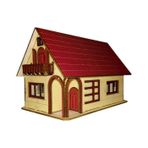 Minimal Demonte Ev 1:72 Ölçekli Romantika 132x83 mm Maket
