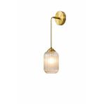 Minimal E-Ticaret Minimal Lotus Gold Chrome Cam Duvar Aplik Altın