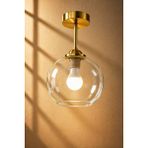 Minimal E-Ticaret Minimal Synergy Gold Plafonyer ( Transparent ) Cam Avize Altın