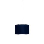 Minimal E-Ticaret Viscose 30x30x21 Lacivert Kumaş Avize