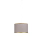 Minimal E-Ticaret Viscose 30x30x21 Vizon Bej Kumaş Avize