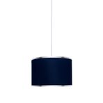 Minimal E-Ticaret Viscose 40x40x21 Lacivert Kumaş Avize