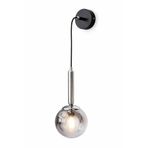 MINIMAL ETICARET VE BILGI TEKNOLOJILERI Black & Silver Chrome ( Krom Gri ) Cam Duvar Aplik