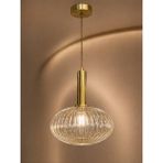 Minimal Gloss Chrome Cam Avize - Gold