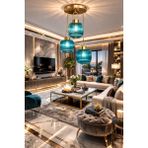 Minimal İntense Exclusive TRİO IBondi Green Plafonyer Cam Avize - Yeşil