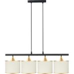 Minimal Lambent Line Maxi Plafonyer Kumaş Avize - Bej