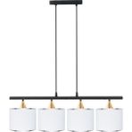 Minimal Lambent Line Maxi Plafonyer Kumaş Avize - Beyaz