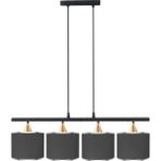 Minimal Lambent Line Maxi Plafonyer Kumaş Gri Avize