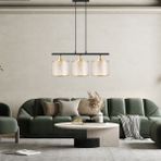 Minimal Lambent Line Plafonyer Avize - Altın - Beyaz