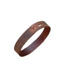 minimal X design Gerçek Deri Bileklik, Hakiki Deri, Yekpare Bileklik, Erkek Bileklik, Kadın Bileklik, ist, Basit Hediyeler (Taba - Açık Kahverengi, 15-17 Cm)