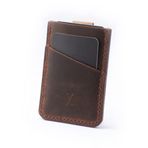 minimal X design Gerçek Deri Kartlık, Kağıt Para Bölmeli Kartlık, Kolay Kullanım, Minimalist Tasarım, Hakiki Deri, Çekmeli, Erkek Cüzdan, Uniseks Cüzdan, Kredi Kartı Cüzdan, Kartlık Cüzdan (Taba - Açık Kahverengi)
