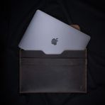 Minimal X Design Minimal x Apple Macbook Kılıfı - 13 Inç ve 16 Inç Uyumlu - Gerçek Deri ve El Yapımı - Hakiki Deri ve Yüksek Kalite - Kestane