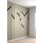 Minimalist 3D Efektli Geometrik Duvar Kaplaması-3D Duvar Kağıdı Silinebilir Yırtılmaz Tek Parça, 200 x 300