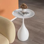 Minimalist lüks küçük sehpa, yatak odası ve oturma odası için, beyaz komodin, komodin, kahve tepsili, kanepe yan sehpası, yatak odası, köşe alanı için
