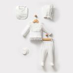 Minimay Baby Hastane Çıkışı Bebektakımı - 3 - 6 Ay - 00-Beyaz