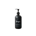 Miniminti Siyah Cam Şampuan Şişesi - 500 ml (Shampoo)
