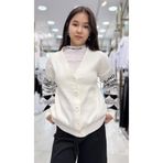 Minimoda Kids Kız Çocuk Kollarda Yazı Desenli Hırka