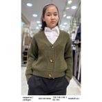 Minimoda Kids ÜÇ DÜĞMELİ DESENLİ KIZ ÇOCUK HIRKA