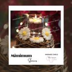Minimum Stories Yüzen Mum Papatya 3 Lü Dekoratif Mum Seti - 3 Adet