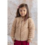 Mininio Kız Bebek Peluş Mont - Bej - 6 - 9 Ay