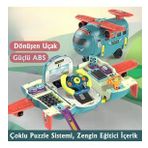 Minio Baby - Sesli Işıklı Uçak Simülasyon Oyuncak - Eğitici Oyuncak - Pilot Olacak Çocuk