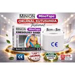 Minion Kinesio Ağrı Bandı Sporcu Bandı Vücut Bandı 5 cm x 5 Metre - Standart - Beyaz