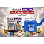 Minion Kinesio Ağrı Bandı Sporcu Bandı Vücut Bandı 5 cm x 5 Metre - Standart - Mavi