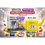 Minion Kinesio Ağrı Bandı Sporcu Bandı Vücut Bandı 5 cm x 5 Metre - Standart - Sarı