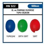 Minion Kırmızı Sert El ve Parmak Egzersiz Topu