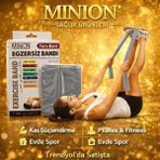 Minion Terra Egzersiz Bandı Tera Bant Pilates Bandı - Gri