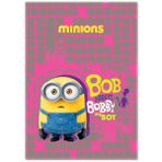 Minions A5 Sert Kapaklı Tel Dikişli Çizgili Defter