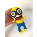 Minions Örgü Keçe Minion İlginç Anahtarlık Çanta Süsü Oyuncak Aksesuar
