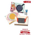 Minipoi Kes-yapıştır-oyna Makaslı Eğitici Aktivite Seti-2, Okul Öncesi Makaslı Etkinlik Seti-2