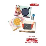 MİNİPOİ Minipoi Kes-yapıştır-oyna Makaslı Eğitici Aktivite Seti-2, Okul Öncesi Makaslı Etkinlik Seti-2
