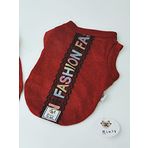 Minis Evcil Hayvanlar İçin M Bordo Fashion Şeritli Atlet