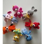 Miniş Maskot Hayvanlar Takımı Amigurumi Organik Oyuncak