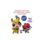 MİNİŞ minişler oyuncak 2li set lisanslı nadir geyik ve koala miniş lps yaya ve softly