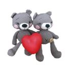 Miniş Sevimli Ayıcık Amigurumi Organik Oyuncak