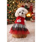Miniş Snowman Tütülü Küçük Irk Köpek Elbisesi (2XL)