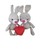 Miniş Tavşan Amigurumi Organik Oyuncak