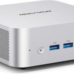 MINISFORUM AI X1-255 Mini PC AMD Ryzen 7 255 (8C/16T, 4,9 GHz'e kadar), 32 GB DDR5 RAM 1 TB M.2 SSD, HDMI/DP/USB4 (4K@120 Hz), Çift Hoparlör/DMIC, USB-A X 3, 2.5G LAN, Wi-Fi 7/BT5.4 1