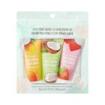 Miniso 20 gr 3'lü Taze Meyve Özlü Çilek-Mango Hindistan Cevizi Aromalı El Kremi Seti