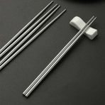 Miniso 23 cm 3 Çift Paslanmaz Çelik Chopstick