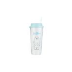 Miniso 550 ml Kutup Ayısı We Bare Bears Çift Katlı Pipetli Şişe