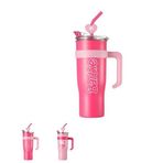 Miniso Barbie Lisanslı Pipetli Tutacaklı Termos 1600ml