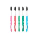 MINISO Diş Eti Koruyucu Kömür Etkili 5'Li Diş Fırçası, 2010215610107