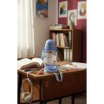 Miniso Disney Frozen Lisanslı Omuz Askılı Plastik Şişe (520ML) - Mavi