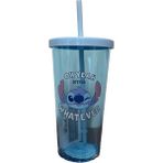 Miniso Disney Lilo&stitch Lisanslı Pipetli Plastik Su Kabı (600 Ml)