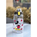 Miniso Disney Mickey Mouse Lisanslı Silikon Tutacaklı Tritan Suluk (500ML)