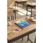 Miniso Disney Zootropolis Lisanslı A5 Oluklu Sert Kapak Defter (80 Yaprak)